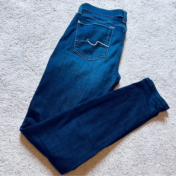 Jeans 7 For All Mankind Gwenevere Taille 26 Super Skinny - Délavé Bio - Cheville
